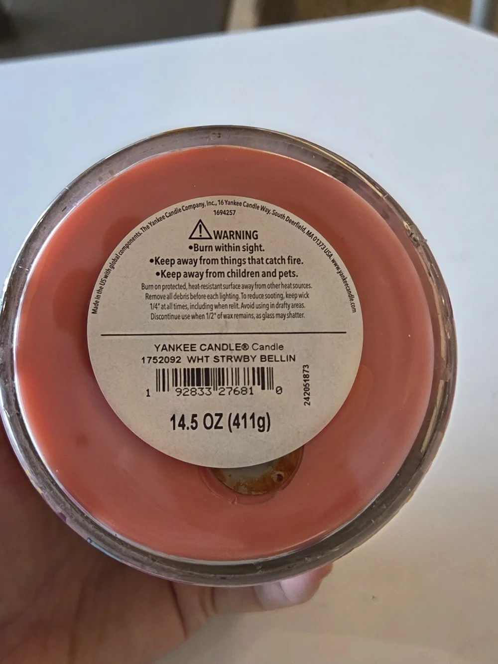 Yankee Candle Congrats! 3 Wick Scented Jar Candle - Pink